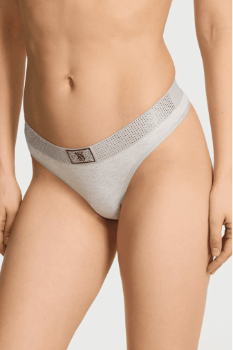 Трусики БАВОВНЯНІ СТРІНГИ HEATHER EMBL LUXE Victoria`s Secret