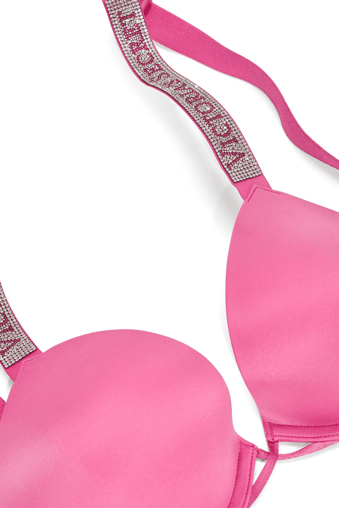 БЮСТГАЛЬТЕР ЗІ СТРАЗАМИ ПУШ-АП HOT NEW PINK Victoria`s Secret БЮСТГАЛЬТЕР ЗІ СТРАЗАМИ ПУШ-АП HOT NEW PINK Victoria`s Secret