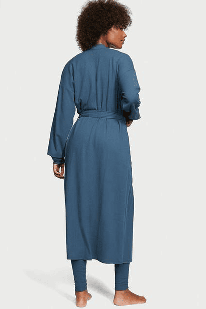 ПІЖАМА БАВОВНА ДОВГА 3 IN1 WAFFLE BLUE Victoria`s Secret ПІЖАМА БАВОВНА ДОВГА 3 IN1 WAFFLE BLUE Victoria`s Secret