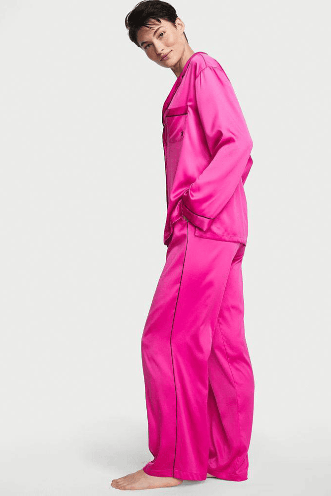 ПІЖАМА САТИН ДОВГА FUCHSIA Victoria`s Secret ПІЖАМА САТИН ДОВГА FUCHSIA Victoria`s Secret