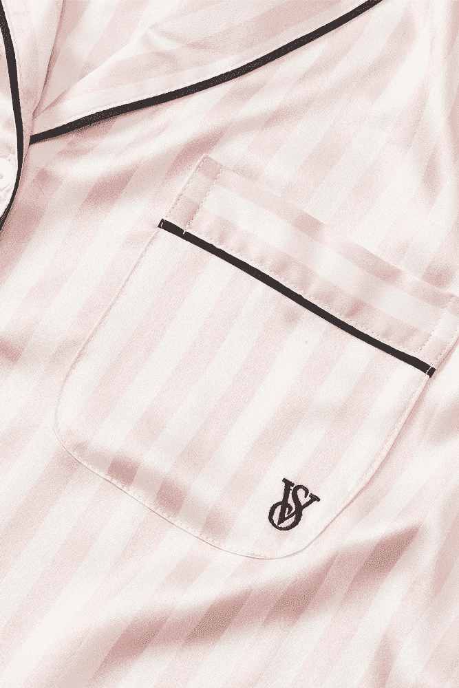 ПІЖАМА САТИН ДОВГА PINK STRIPE Victoria`s Secret ПІЖАМА САТИН ДОВГА PINK STRIPE Victoria`s Secret