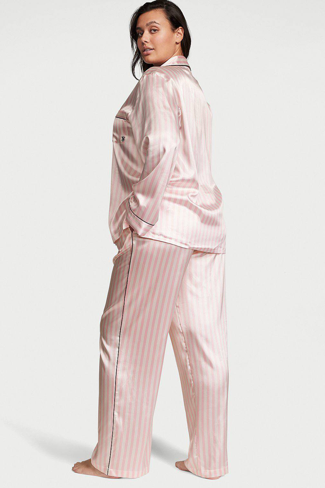 ПІЖАМА САТИН ДОВГА PINK STRIPE Victoria`s Secret ПІЖАМА САТИН ДОВГА PINK STRIPE Victoria`s Secret