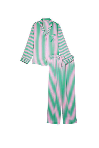 ПІЖАМА САТИН ДОВГА STRIPE TENCEL Victoria`s Secret