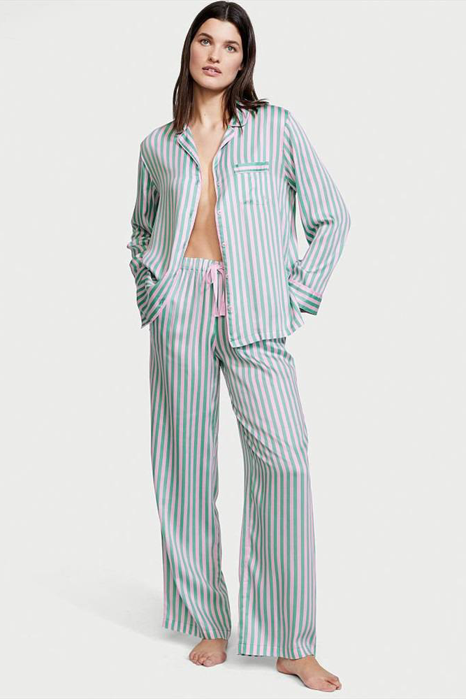 ПІЖАМА САТИН ДОВГА STRIPE TENCEL Victoria`s Secret ПІЖАМА САТИН ДОВГА STRIPE TENCEL Victoria`s Secret