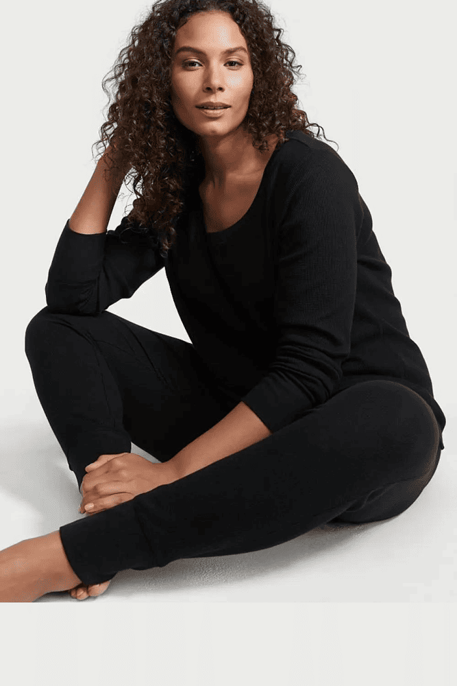 ПІЖАМА ТЕРМО ДОВГА BLACK Victoria`s Secret