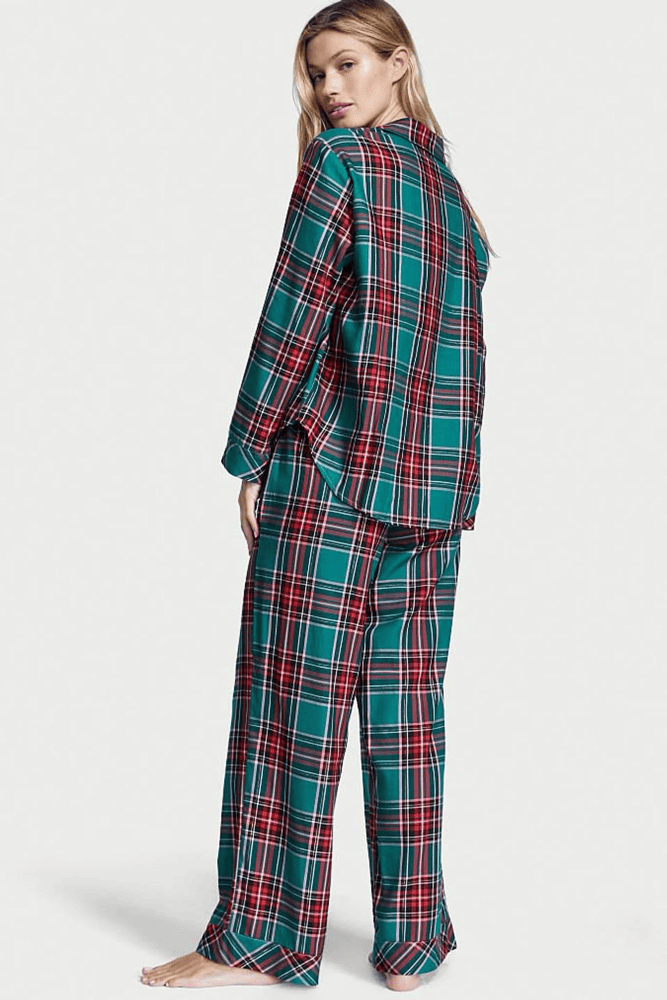 ПІЖАМА ФЛАНЕЛЬ ДОВГА GREEN/RED/PINK PLAID Victoria`s Secret ПІЖАМА ФЛАНЕЛЬ ДОВГА GREEN/RED/PINK PLAID Victoria`s Secret