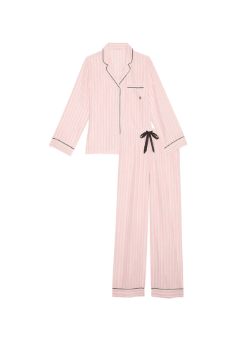 ПІЖАМА ФЛАНЕЛЬ ДОВГА PINK STRIPE Victoria`s Secret