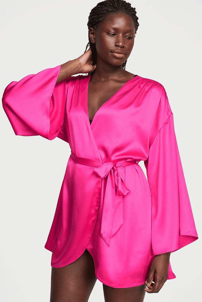 ХАЛАТ САТИНОВИЙ HOT PINK Victoria`s Secret ХАЛАТ САТИНОВИЙ HOT PINK Victoria`s Secret