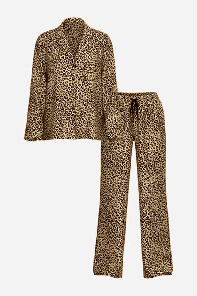 ПІЖАМА ФЛАНЕЛЬ ДОВГА LEOPARD Victoria`s Secret