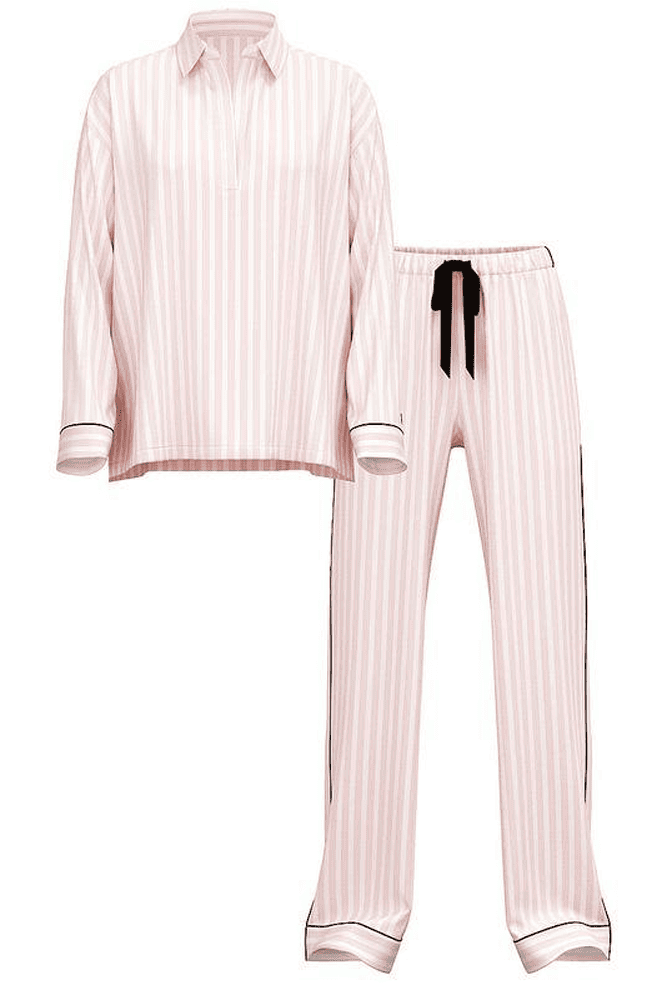 ПІЖАМА ФЛАНЕЛЬ ДОВГА PINK STRIPE SHIRT Victoria`s Secret ПІЖАМА ФЛАНЕЛЬ ДОВГА PINK STRIPE SHIRT Victoria`s Secret