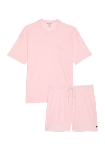 ПІЖАМА БАВОВНА КОРОТКА PUREST PINK T-SHIRT Victoria`s Secret