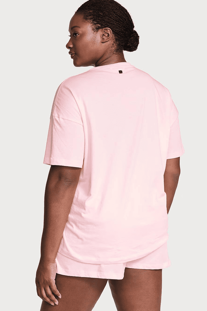 ПІЖАМА БАВОВНА КОРОТКА PUREST PINK T-SHIRT Victoria`s Secret ПІЖАМА БАВОВНА КОРОТКА PUREST PINK T-SHIRT Victoria`s Secret