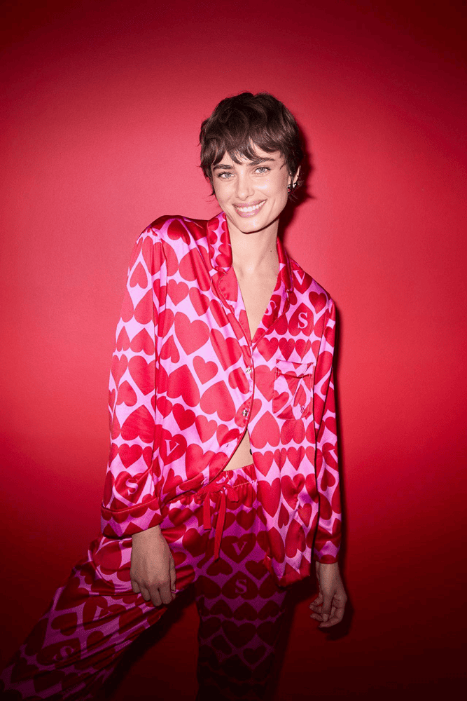 ПІЖАМА САТИН ДОВГА RED PINK HEARTS Victoria`s Secret ПІЖАМА САТИН ДОВГА RED PINK HEARTS Victoria`s Secret