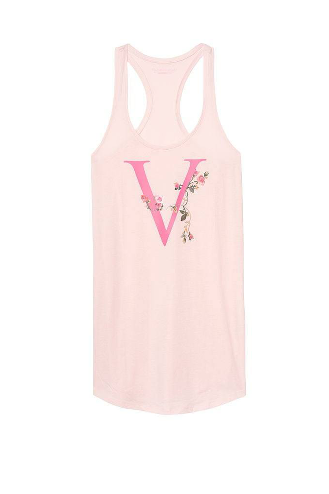НІЧНА СОРОЧКА PINK FLORAL TANK Victoria`s Secret
