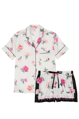 ПІЖАМА САТИН КОРОТКА VIOLET FLORAL VS Victoria`s Secret