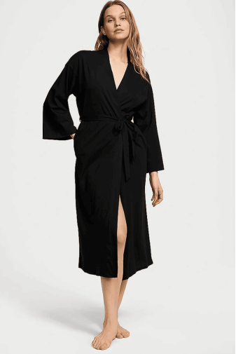 ХАЛАТ BLACK COTTON Victoria`s Secret