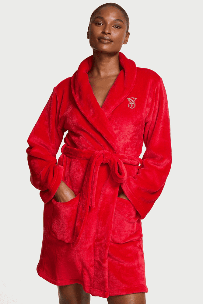 ХАЛАТ ТЕПЛИЙ RED EMBL Victoria`s Secret ХАЛАТ ТЕПЛИЙ RED EMBL Victoria`s Secret