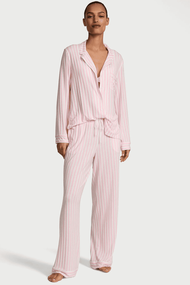 ПІЖАМА МОДАЛ ДОВГА PINK STRIPE Victoria`s Secret