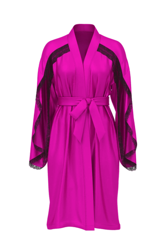 ХАЛАТ САТИНОВИЙ FUCHSIA LACE Victoria`s Secret
