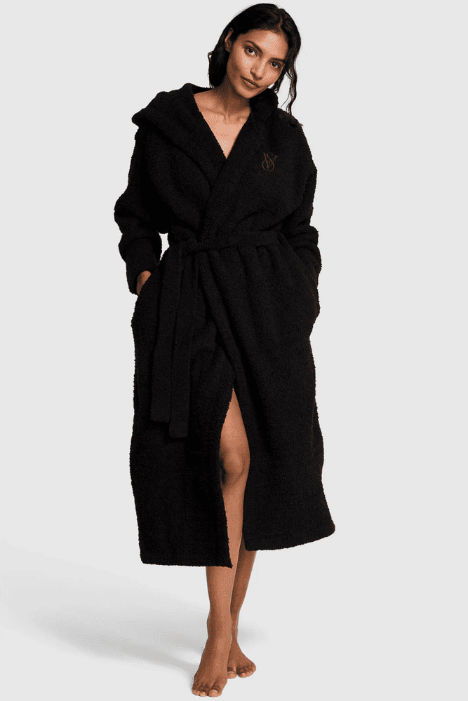 ХАЛАТ ТЕПЛИЙ BLACK TERRY LONG Victoria`s Secret ХАЛАТ ТЕПЛИЙ BLACK TERRY LONG Victoria`s Secret