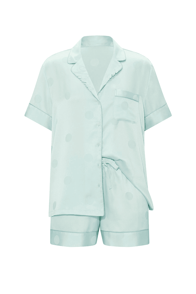 ПІЖАМА САТИН КОРОТКА MINT COLLAR EMBR Victoria`s Secret