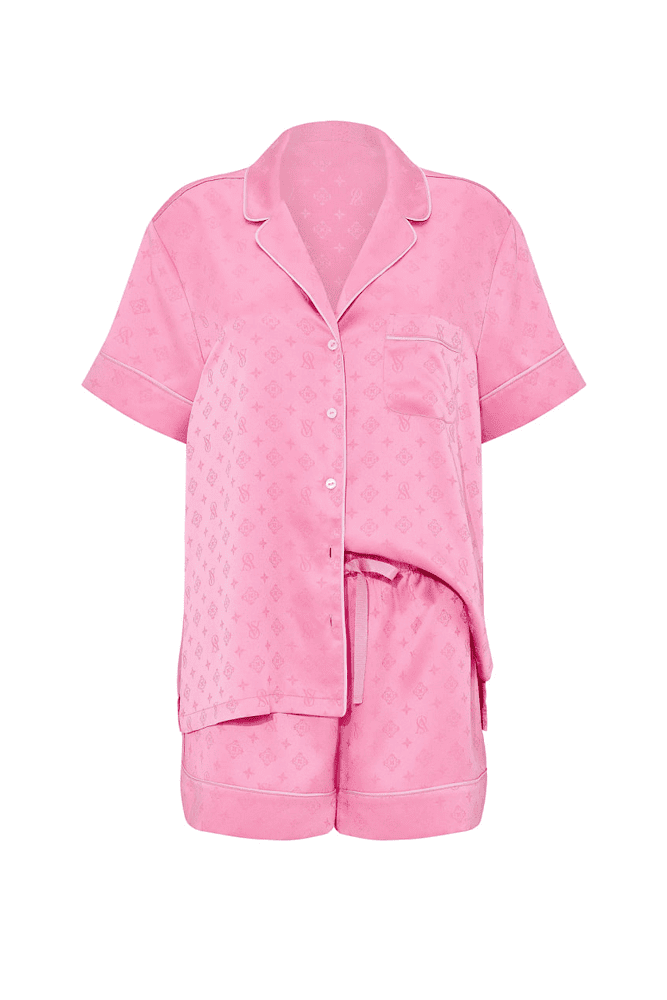 ПІЖАМА САТИН КОРОТКА PINK VS LOGO Victoria`s Secret