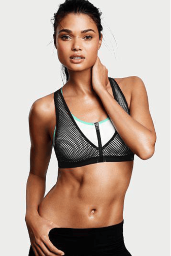 СПОРТИВНЫЙ ТОП НА ЗАМКЕ WHITE MESH Victoria`s Secret