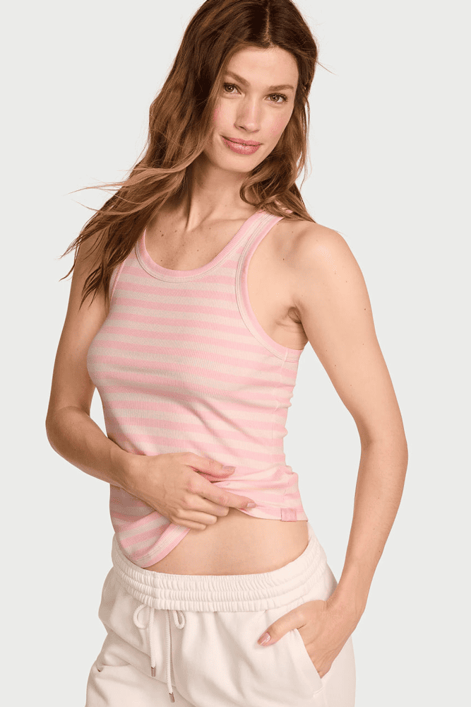 МАЙКА PINK STRIPE RIBBED Victoria`s Secret