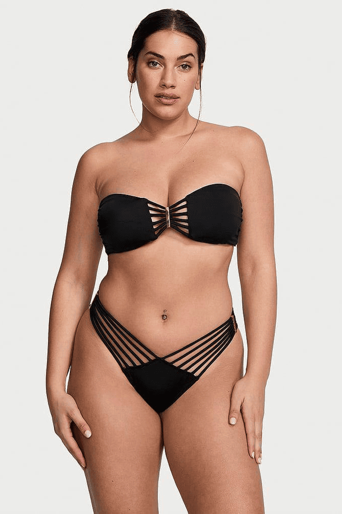КУПАЛЬНИК БАНДО BLACK STRAPPY Victoria`s Secret