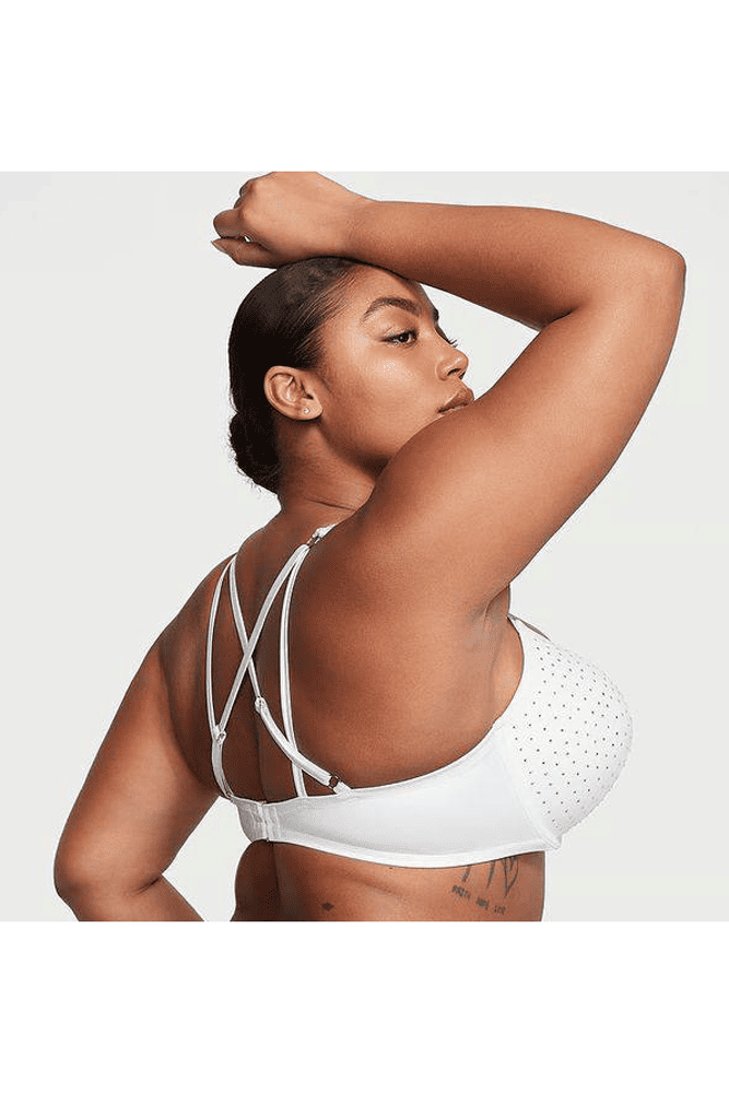 КУПАЛЬНИК ЗІ СТРАЗАМИ ПОДВІЙНИЙ ПУШ-АП WHITE EMBL Victoria`s Secret КУПАЛЬНИК ЗІ СТРАЗАМИ ПОДВІЙНИЙ ПУШ-АП WHITE EMBL Victoria`s Secret
