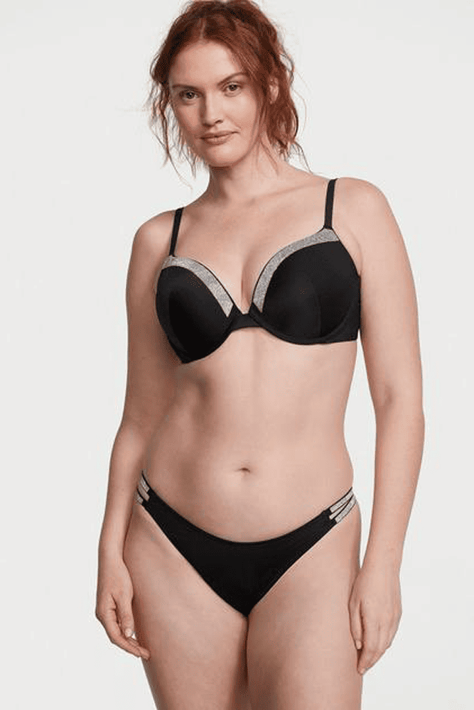 КУПАЛЬНИК ЗІ СТРАЗАМИ ПУШ-АП BLACK NEW Victoria`s Secret КУПАЛЬНИК ЗІ СТРАЗАМИ ПУШ-АП BLACK NEW Victoria`s Secret