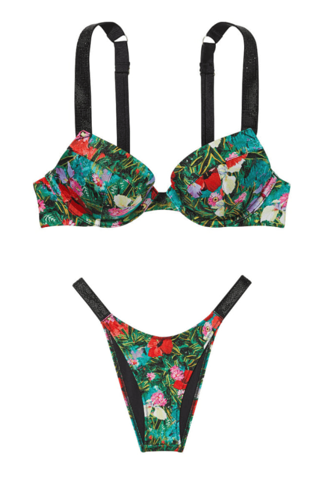КУПАЛЬНИК СО СТРАЗАМИ ПУШ-АП TROPIC Victoria`s Secret