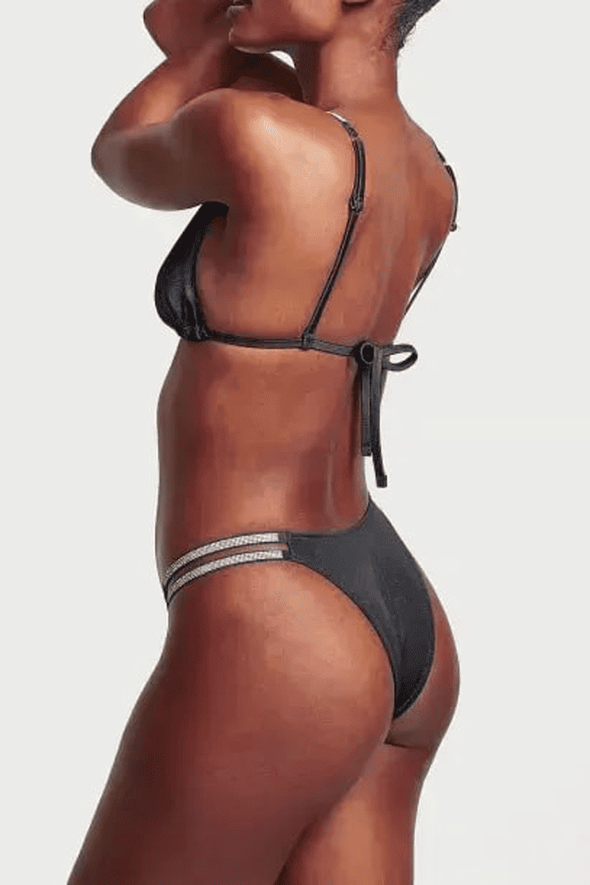 КУПАЛЬНИК ЗІ СТРАЗАМИ ТРИКУТНИКИ BLACK NEW Victoria`s Secret КУПАЛЬНИК ЗІ СТРАЗАМИ ТРИКУТНИКИ BLACK NEW Victoria`s Secret