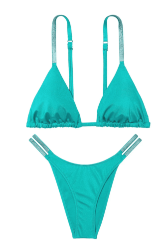 КУПАЛЬНИК СО СТРАЗАМИ ТРЕУГОЛЬНИКИ CAPRI SEA Victoria`s Secret