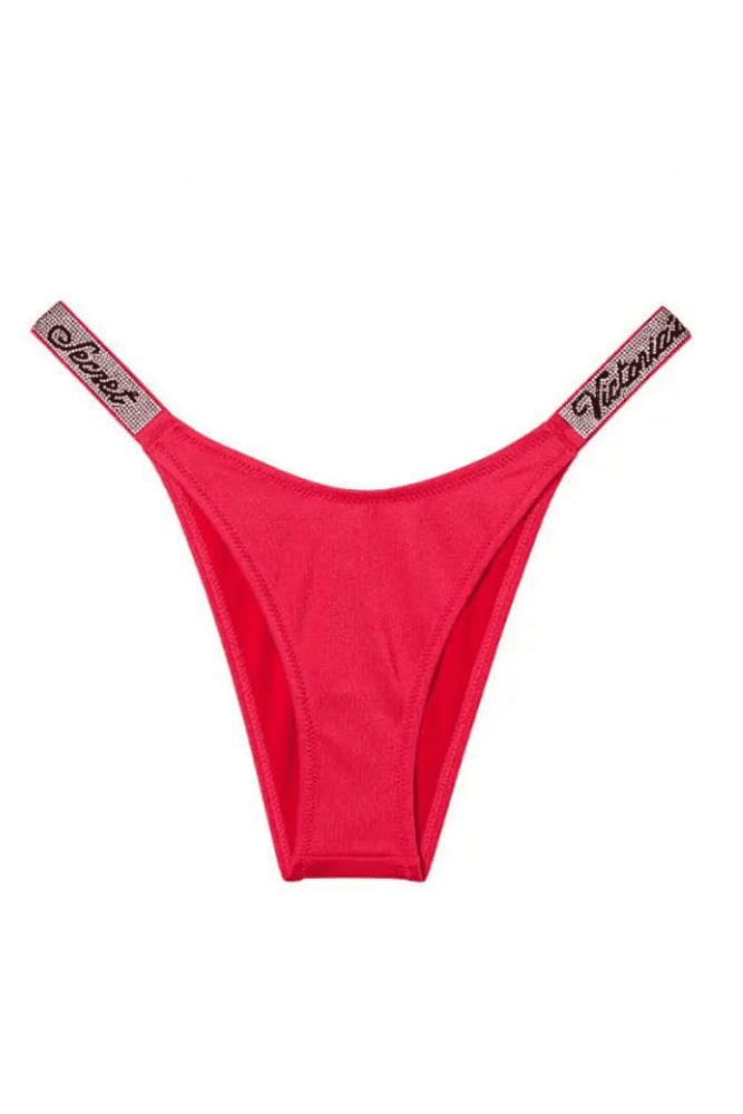 КУПАЛЬНИК ЗІ СТРАЗАМИ ТРИКУТНИКИ STRAWBERRY Victoria`s Secret КУПАЛЬНИК ЗІ СТРАЗАМИ ТРИКУТНИКИ STRAWBERRY Victoria`s Secret