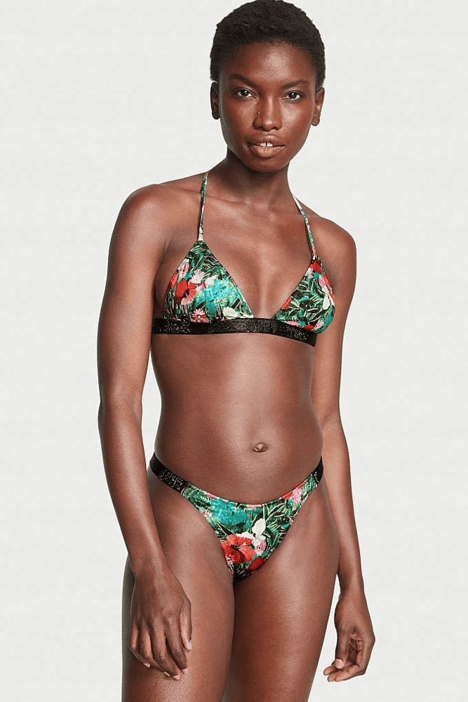 КУПАЛЬНИК ЗІ СТРАЗАМИ ТРИКУТНИКИ TROPIC Victoria`s Secret
