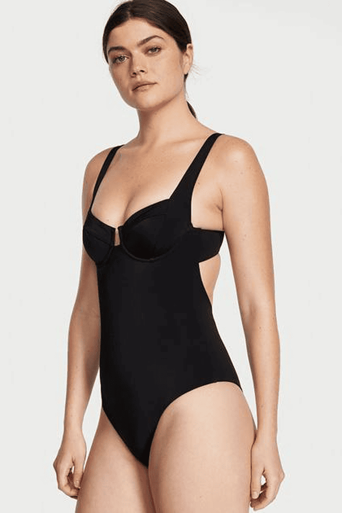 КУПАЛЬНИК СУЦІЛЬНИЙ З ЧАШКАМИ BLACK UNL Victoria`s Secret