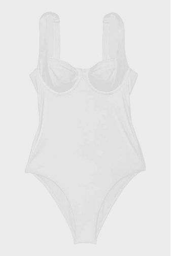 КУПАЛЬНИК СУЦІЛЬНИЙ З ЧАШКАМИ WHITE UNL Victoria`s Secret