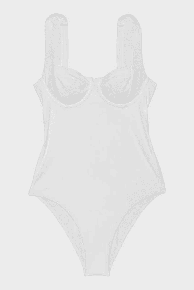 КУПАЛЬНИК СУЦІЛЬНИЙ З ЧАШКАМИ WHITE UNL Victoria`s Secret