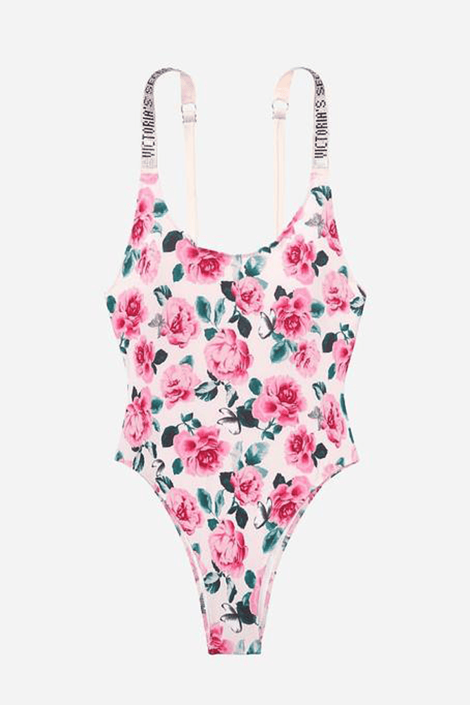 КУПАЛЬНИК СУЦІЛЬНИЙ ЗІ СТРАЗАМИ ROSES Victoria`s Secret