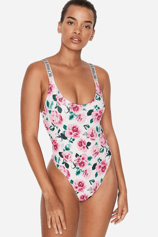 КУПАЛЬНИК СУЦІЛЬНИЙ ЗІ СТРАЗАМИ ROSES Victoria`s Secret
