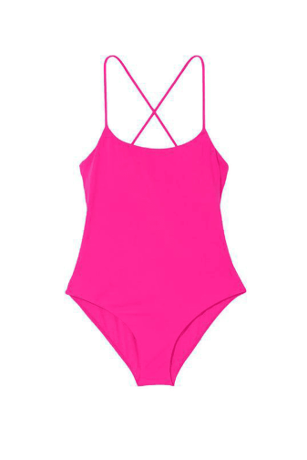 Купальник сплошной на завязках PINK Victoria`s Secret