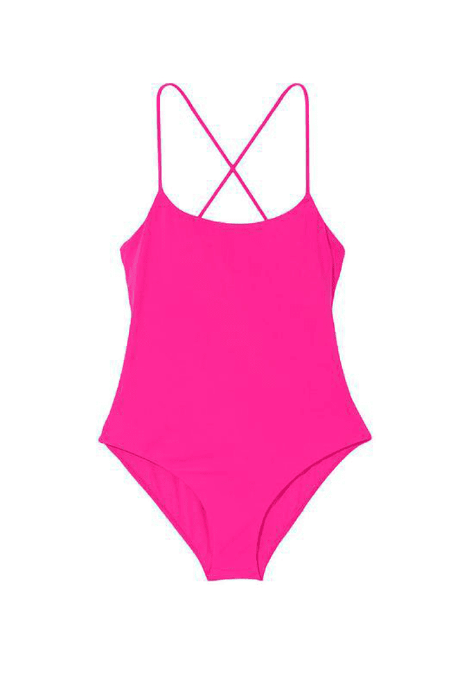 КУПАЛЬНИК СУЦІЛЬНИЙ НА ЗАВ'ЯЗКАХ PINK Victoria`s Secret