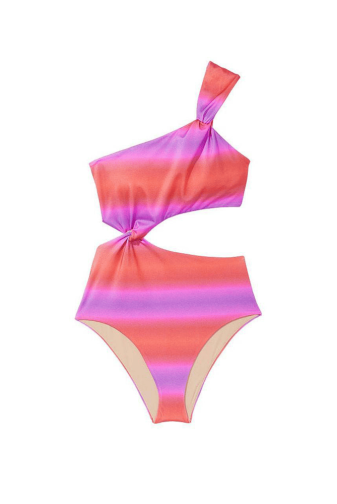 КУПАЛЬНИК СУЦІЛЬНИЙ НА ОДНЕ ПЛЕЧЕ PINK OMBRE Victoria`s Secret