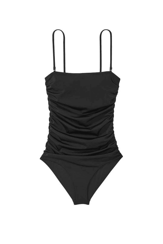 КУПАЛЬНИК Сплошная УТЯЖКА BLACK Victoria`s Secret