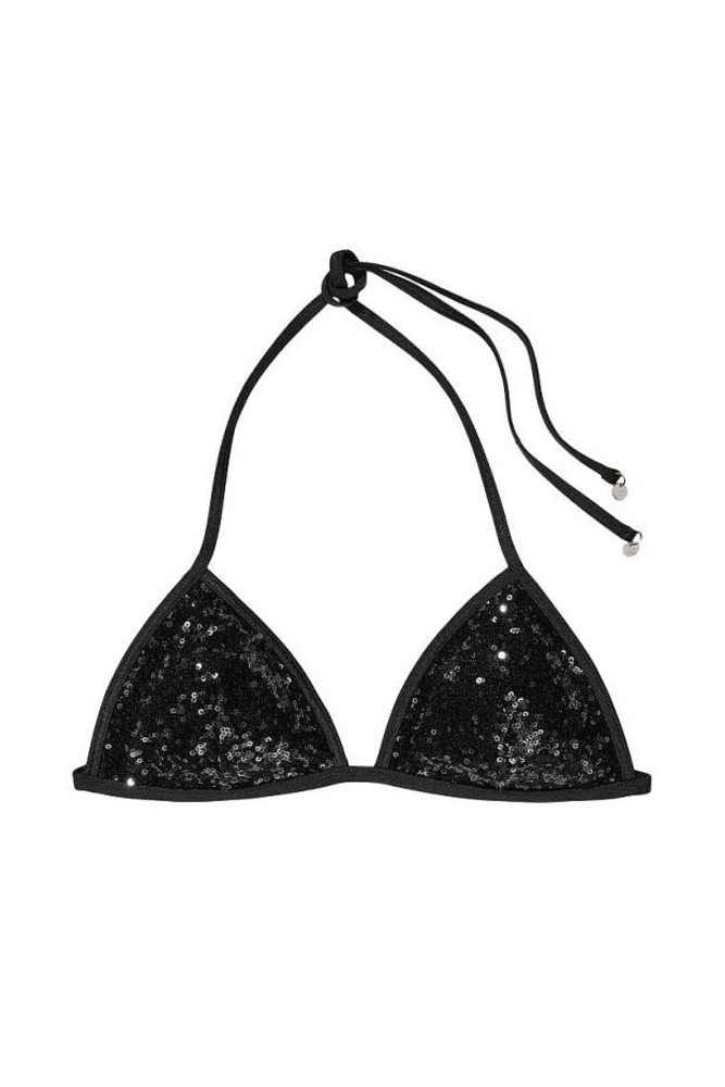 КУПАЛЬНИК ТРЕУГОЛЬНИКИ BLACK SEQUING Victoria`s Secret