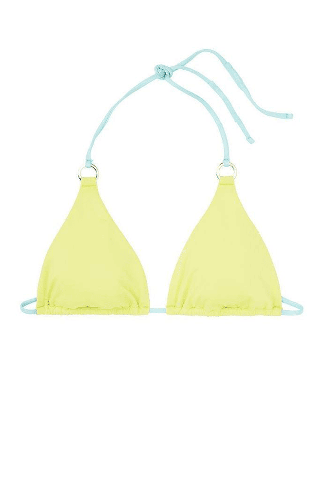КУПАЛЬНИК ТРЕУГОЛЬНИКИ LEMON/MINT Victoria`s Secret
