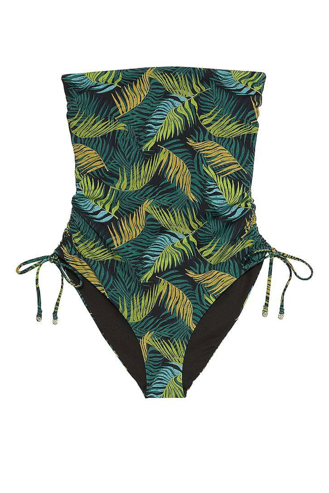 КУПАЛЬНИК Сплошная УТЯЖКА PALM PRINT Victoria`s Secret