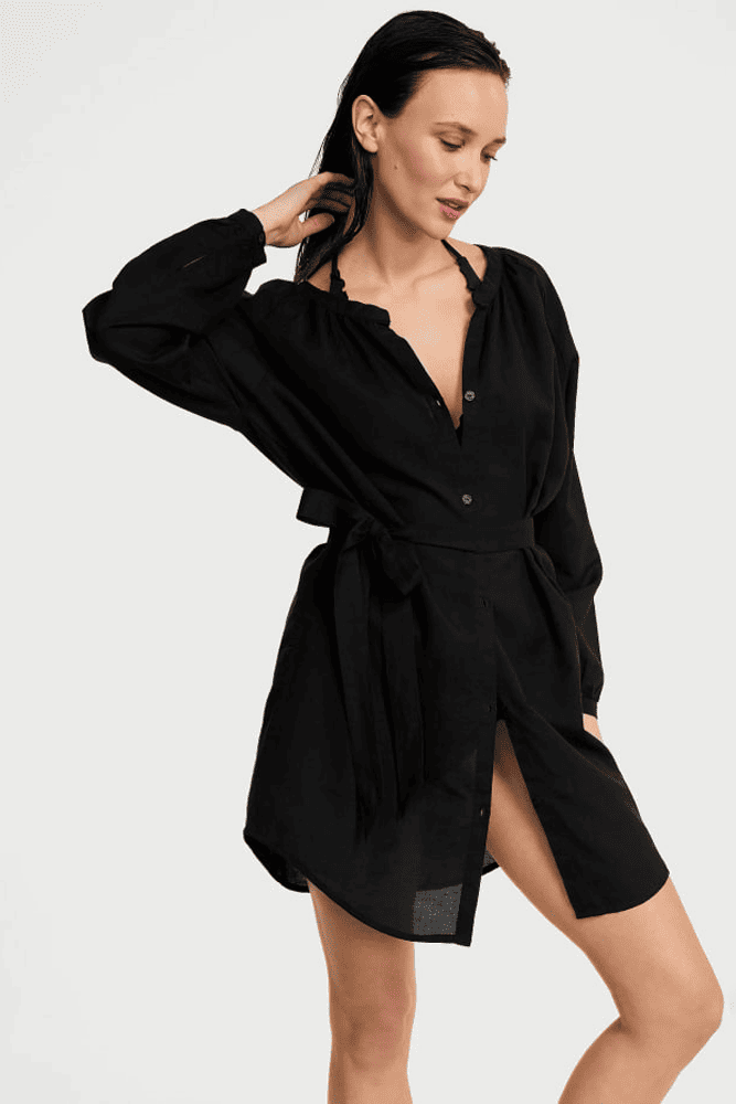 Туніка BLACK LINEN DRESS Victoria`s Secret