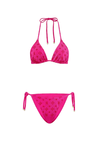 КУПАЛЬНИК ТРИКУТНИКИ HOT PINK VS LOGO Victoria`s Secret
